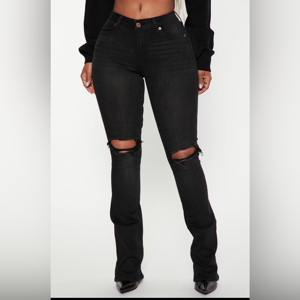 Boot cut jeans